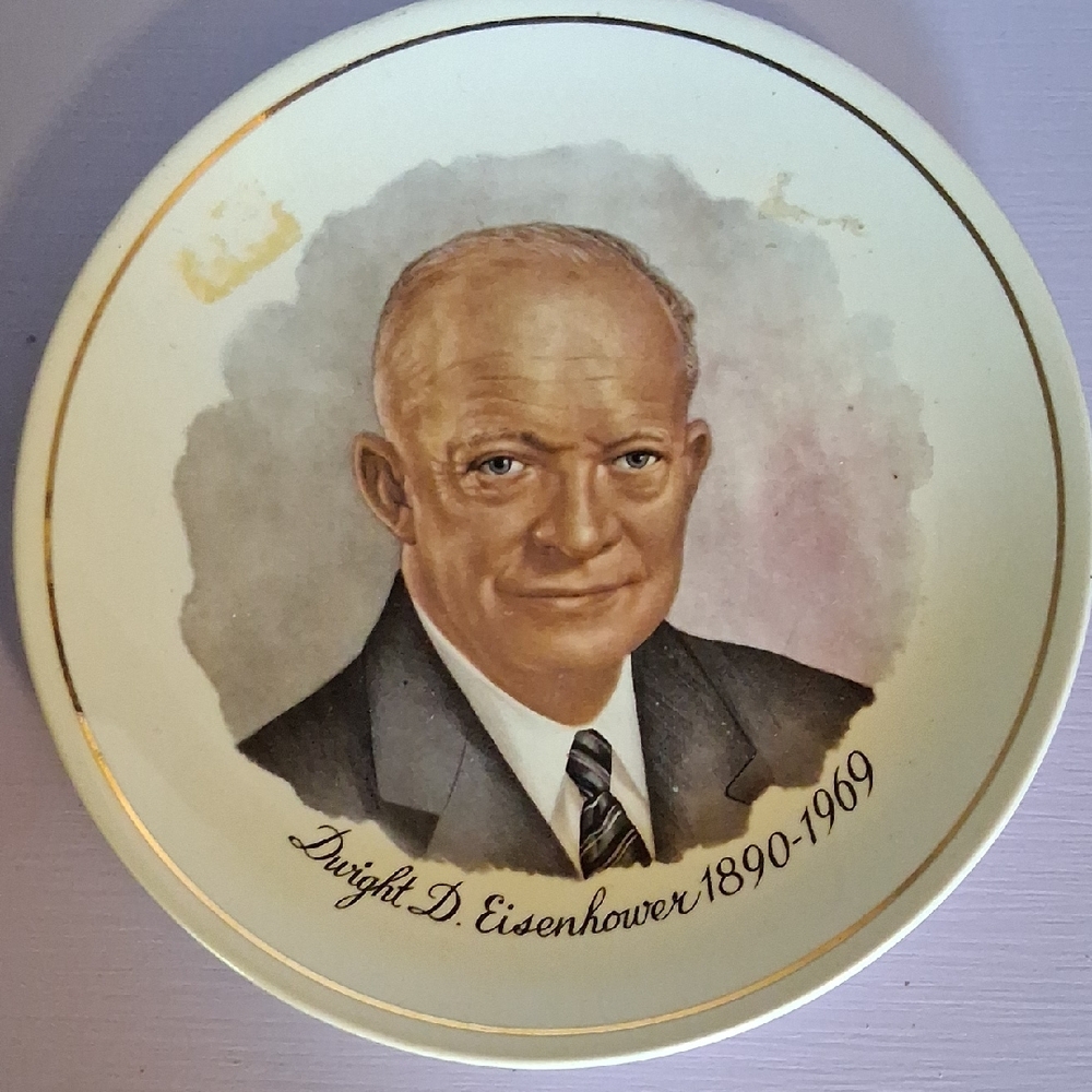 Dwight D. Eisenhower Commemorative Plate
